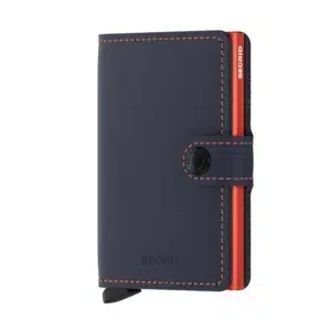 Secrid Miniwallet Matte Nightblue Orange